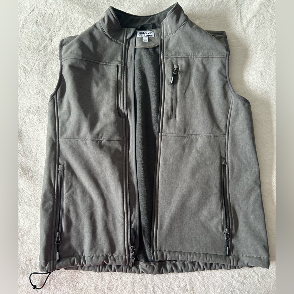 Port Authority Gray Vest Athletic Style